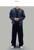 Biker Washed Denim Jacket