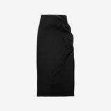 meeve pintuck side slick skirt