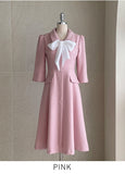Chloe Tweed Chiffon Tie One Piece