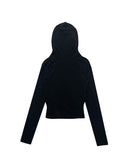 SLIM WRAP HOOD TOP