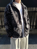 Paisley Fleece Zip-up