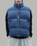 Toocun denim padded vest