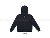 ESSENTIAL KNIT HOOD ZIP-UP