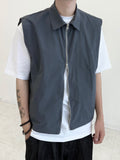 Hanks Collar Vest (2 way zip-up)