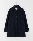 [BAONHAUS] Sennen Frill Collar Single Coat