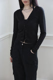 Double sleeveless cardigan set