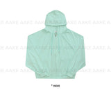 ROUGH SHIRRING HOOD ZIP-UP