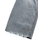 ROCK DAMAGE WIDE DENIM