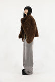 Teddy Reversible Fur Mustang