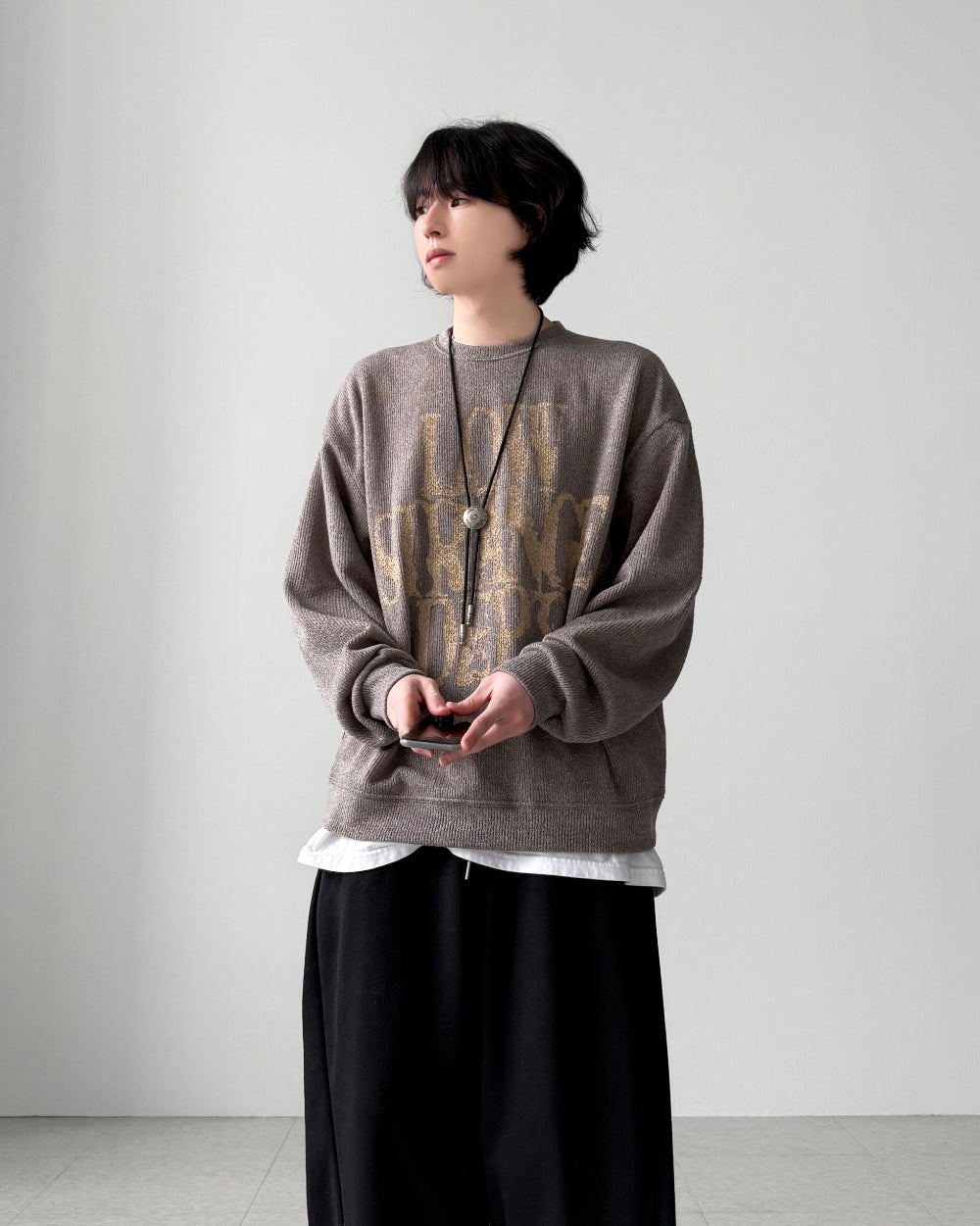【YOURNUS】Cordon Vintage Knit T-Shirt YOURNUS (ユアノス) - コードンビンテージニットTシャツ
