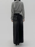 Clun Pocket Denim Long Skirt