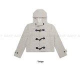 (WOOL) BOUCLE DUFFLE SHORT COAT