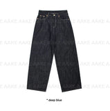 (NON-FADE) TEXTURE WIDE DENIM