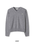 Bonnie Crop V-Neck Knit
