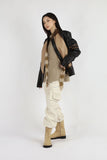 Zipper three-dimensional cargo pants