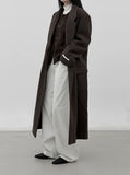 Lentz Pintuck Maxi Overfit Coat