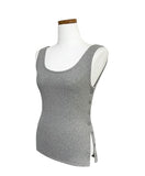 Says side button open sleeveless