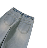 FRONT POCKET WIDE DENIM
