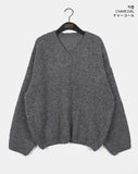 Onne Alpaca Wool Bocashi V-neck Knit