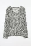 V-Slit Loose Knit