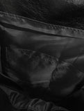 [mnem] Oversized Leather Shopper