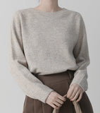 Wool Whole Garment Round Knit