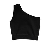 Cashmere wool diagonal knit vest