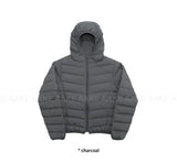 SLEEK HOODED PADDED JACKET