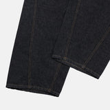 Raw Curved Wide Denim