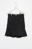 (W) Eight Strap Cargo Skirt