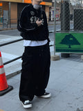 Velvet Track Line Cargo Pants