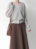 Belle Raccoon Lambswool Cardigan