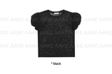 PUFF SLEEVE SHEER TEE
