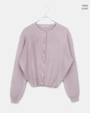 Pimu Basic Round Neck Loose Fit Long Sleeve Knit Cardigan