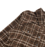 (Brushed) CHECK SHIRRING SH