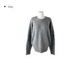 Withy Cable Loose Fit Long Sleeve Knit
