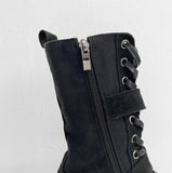 Solea Buckle Suede Middle Boots