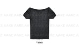 WAVE BOAT-NECK TOP