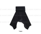 SHEER WRAP UNBAL SKIRT