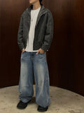 Vintage Crack Suede Jacket