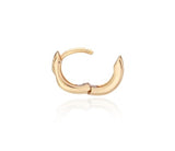 Triple Silver Cutout One-Touch Earrings S