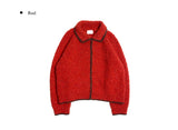 Tuen Color Matching Line Collar Knit Cardigan