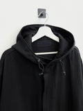 Unisex Soft hooded long coat