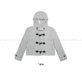 (WOOL) BOUCLE DUFFLE SHORT COAT