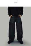 Snap Button Denim Pants