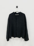 S/S Linen Hidden Button Light Shirt