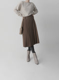 Wool Whole Garment Round Knit