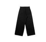 Nere Rivet Side Slit Wide Cotton Pants