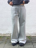 Ribu Pocket Banding Sweat Bootcut Pants