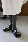Della ribbed knee socks